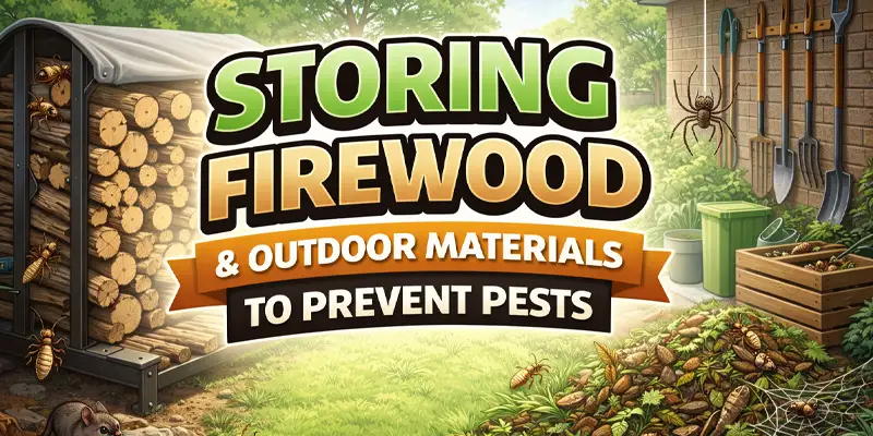 How to Safely Store Firewood, Debris and Outdoor Materials to Avoid Pest Attraction